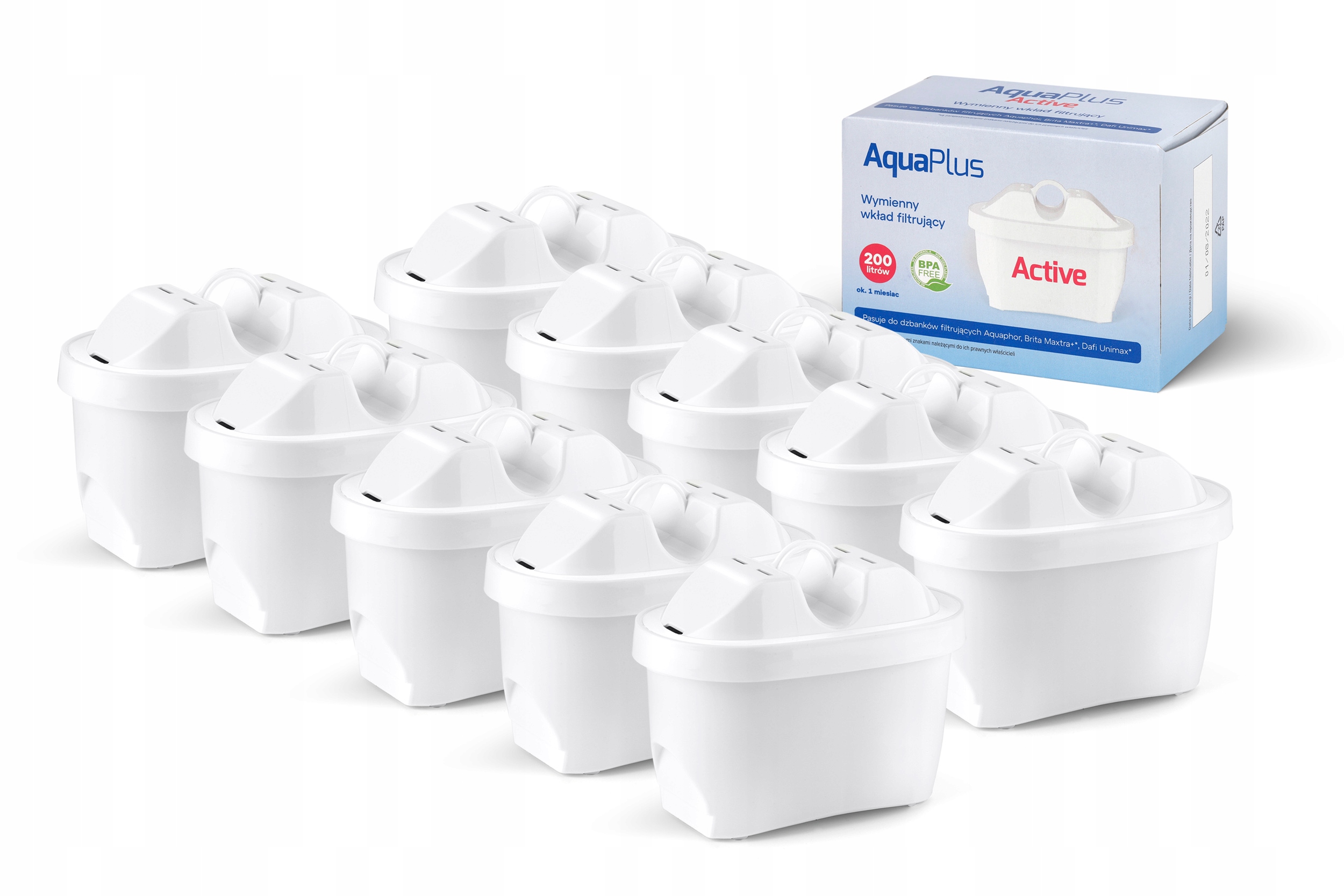 Filtračná vložka do kanvičky AquaPlus Active, 10 ks.