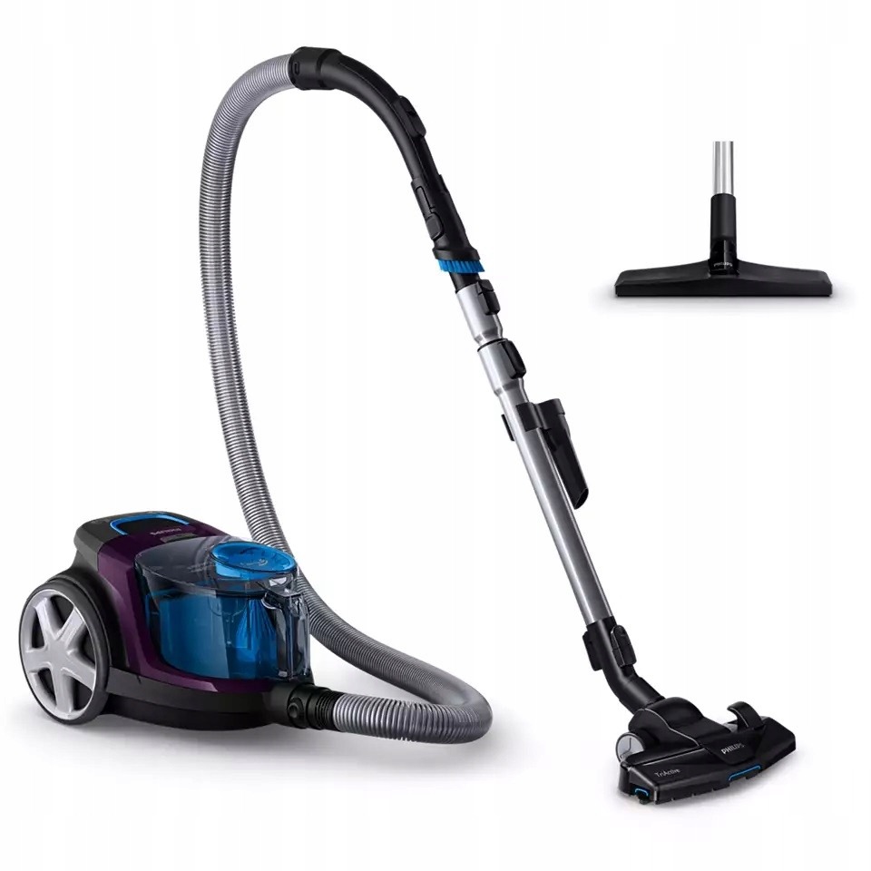 Bezvreckový vysávač Philips PowerPro Compact Series 3000 FC9333/09, 900 W, 1,5 l, fialový