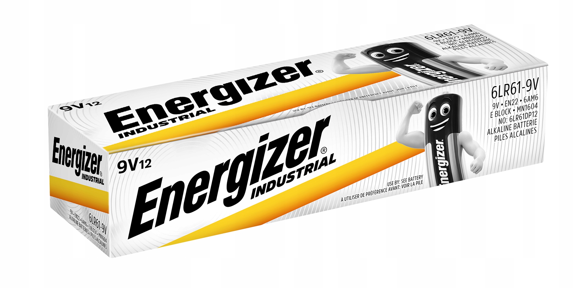 Batéria alkalická Energizer 9V (6F22) 12 szt.
