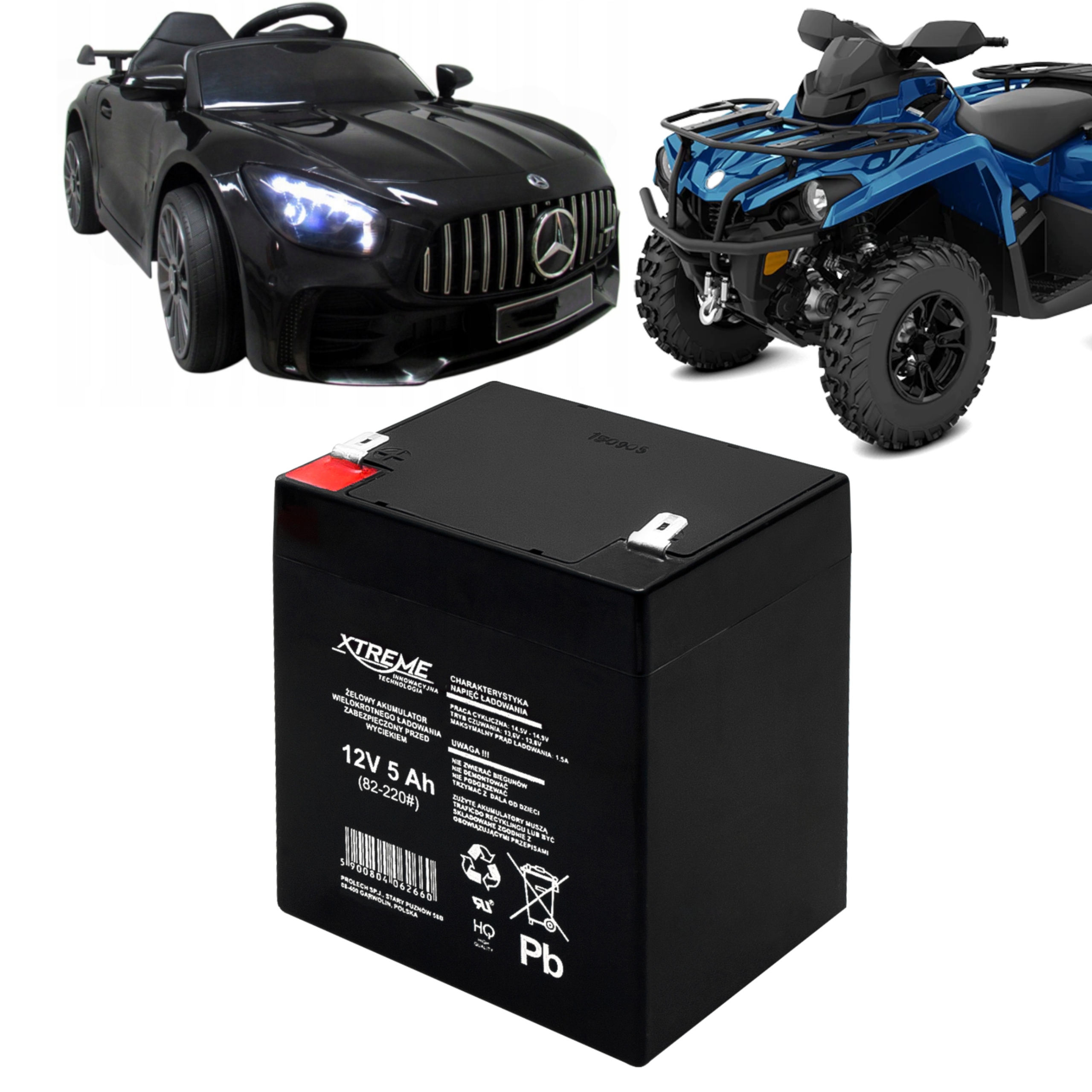 Akumulátor Xtreme 12 V 5 Ah