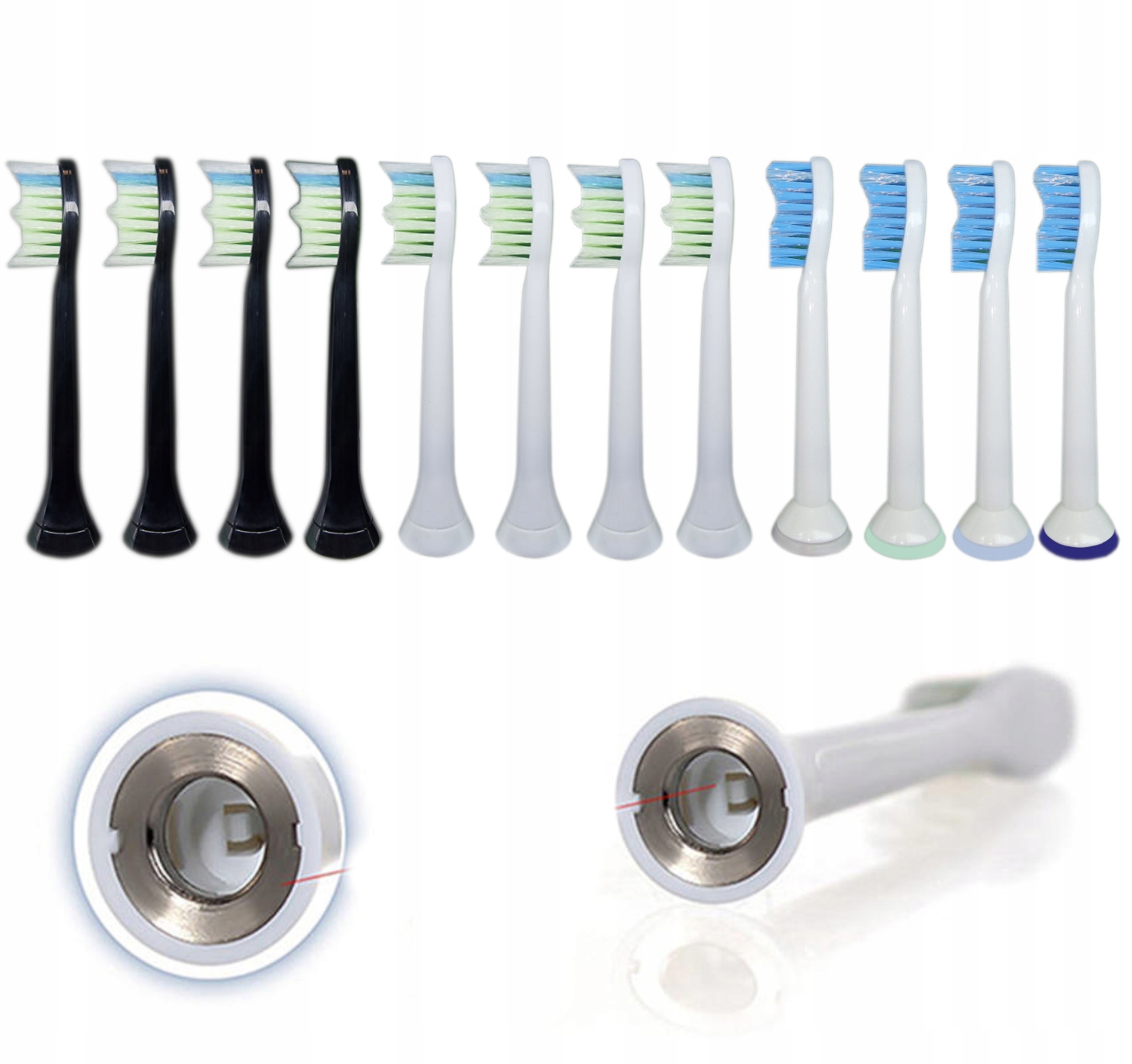 Náhradná hlavica zubnej kefky Philips Nistal, 12 ks.