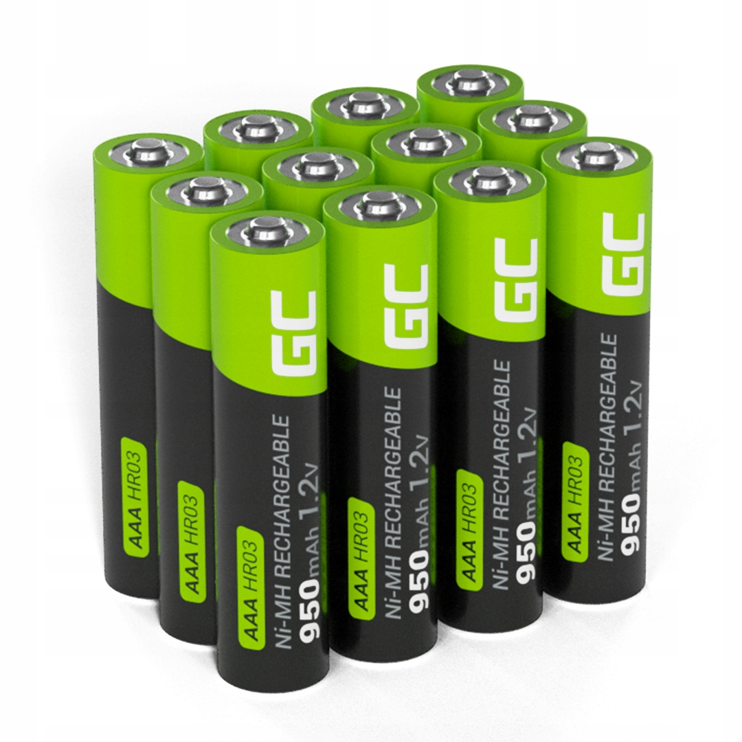 Green Cell AAA (R3) nikel-metal hydridová (NiMH) batéria 950 mAh 12 ks.