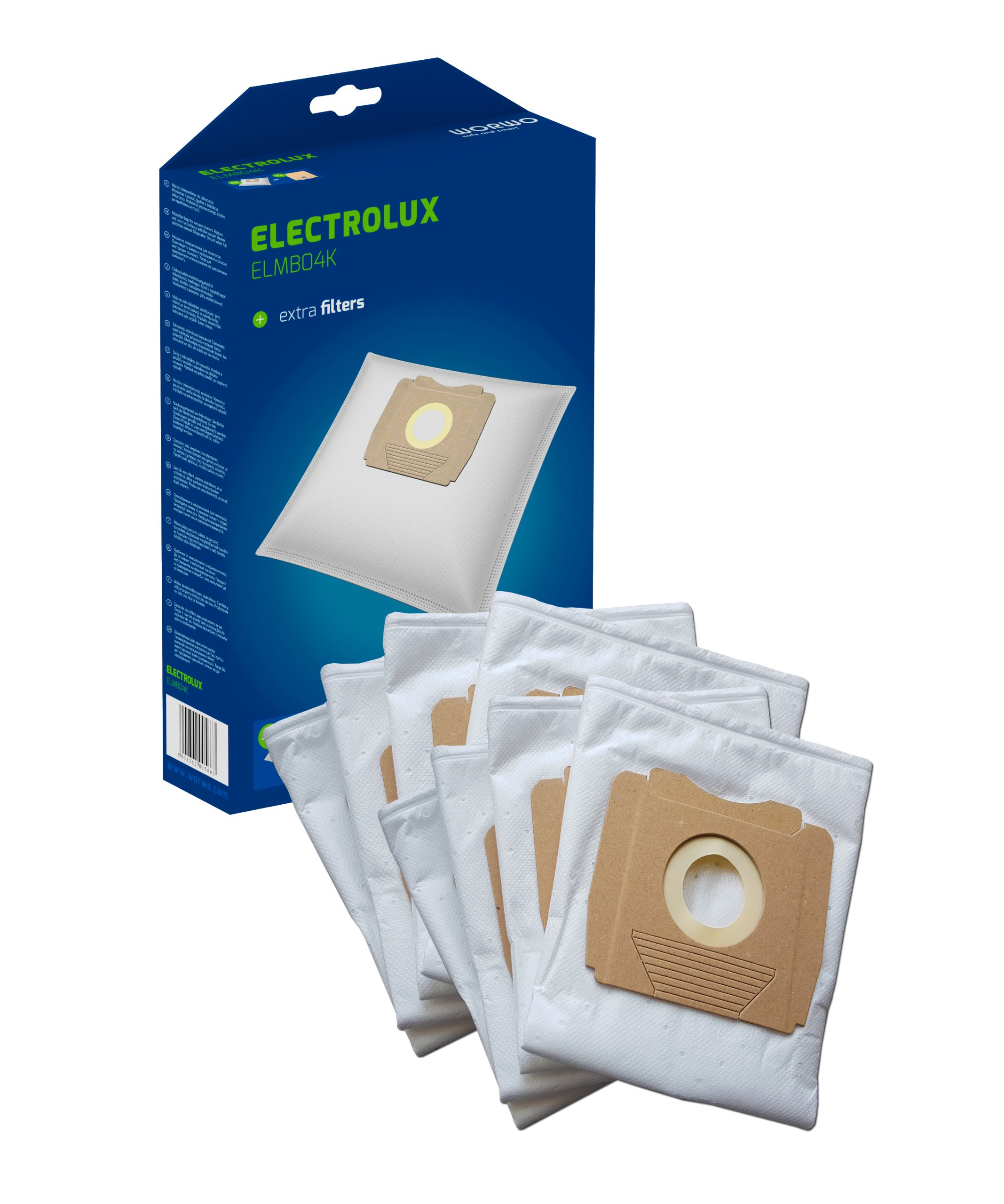 Vrecko, sáčok do vysávača - 5x vrecká + Karcher NT 561 Eco/TE Vákuový čistiaci filter/
