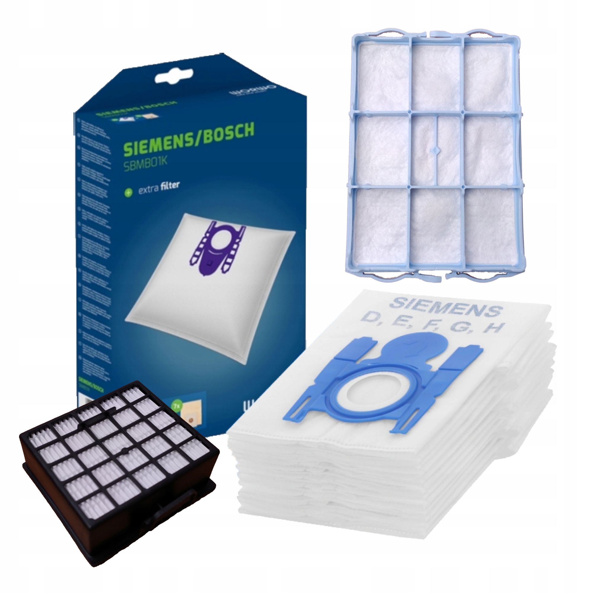 Vrecko, sáčok do vysávača - Syntetická vákuová taška GL-30 14 PCS.
