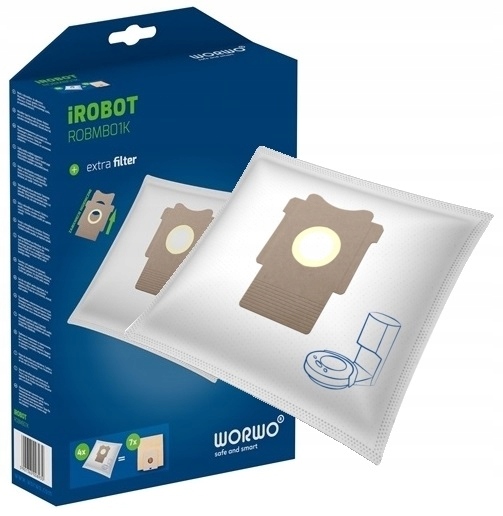 Vrecko, sáčok do vysávača - Syntetický vákuový čistiaci taška IROBOT ROOMBA CLEASBASE 12 ks.