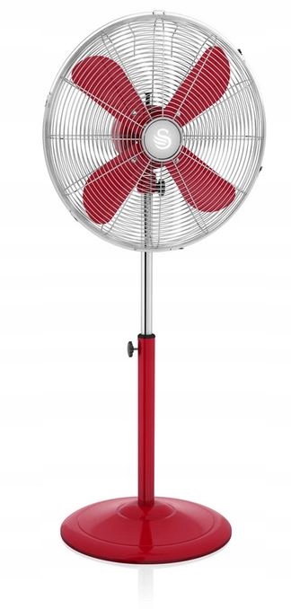 Labuť retro podlahový ventilátor