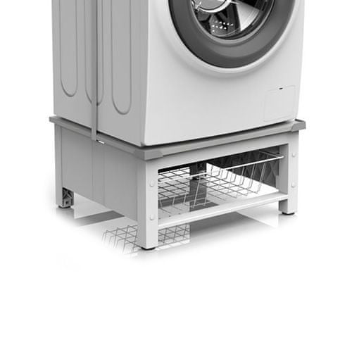 Meliconi Univerzálny podstavec , 656143 BASE SPACE BASKET, univerzálny, pod práčku/sušičku, úložný košík, objem zásuvky 28 l, nosnosť 250 kg