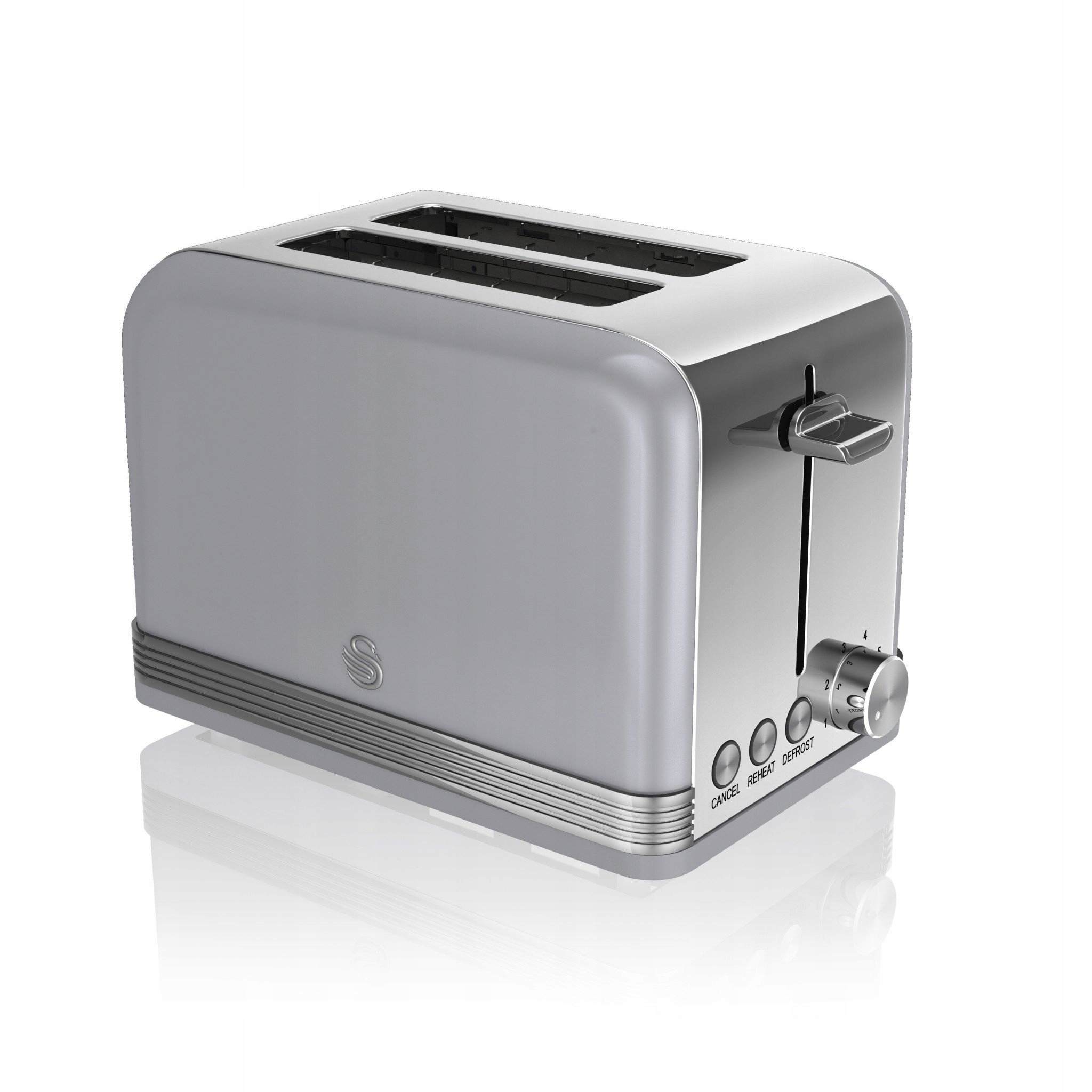 Swan retro striebro/šedá 815 W