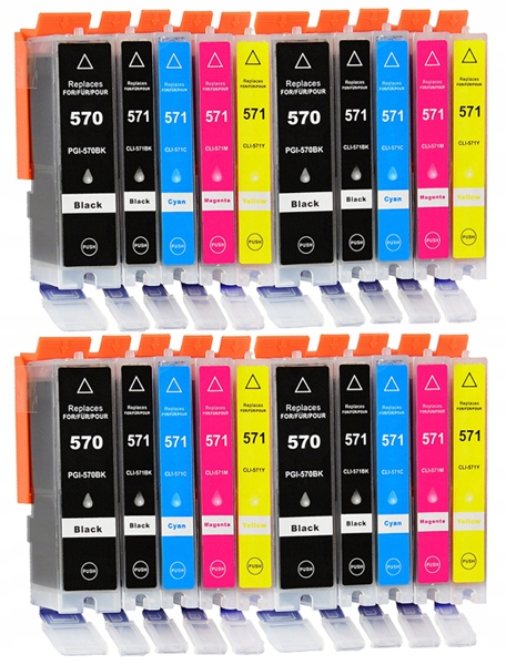 EMB atrament PGI-570 CLI-571 PGI 570 CLI 571 pre sadu Canon