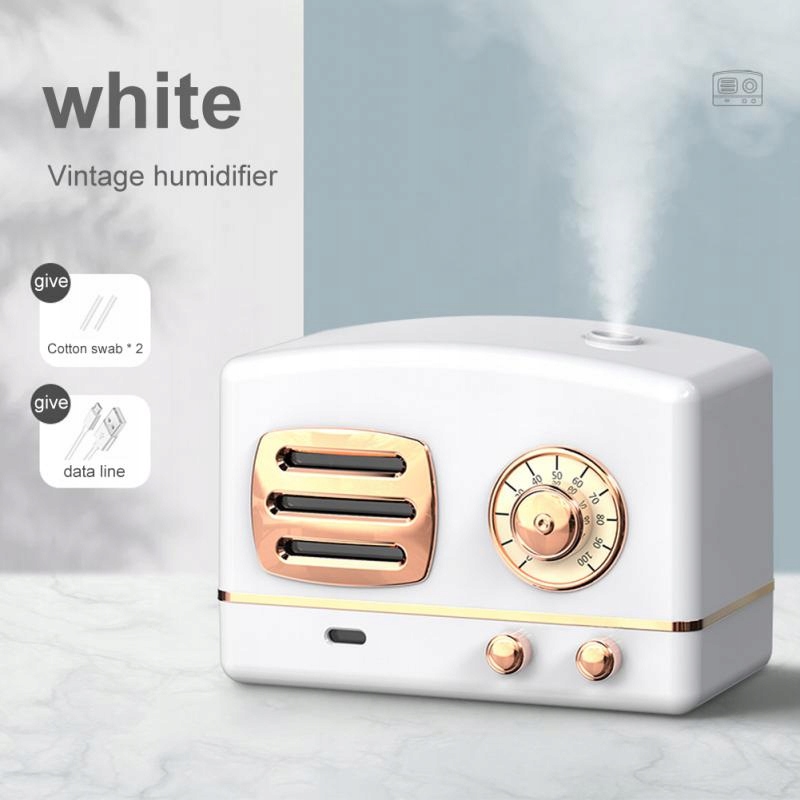Retro prenosné drevené bezdrôtové nahlas