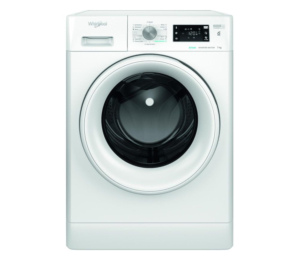 Whirlpool práčka FFB 7238 WV EE + záruka 10 rokov na motor + darček Lenor Gold Orchid Color All-in-1, 63 ks