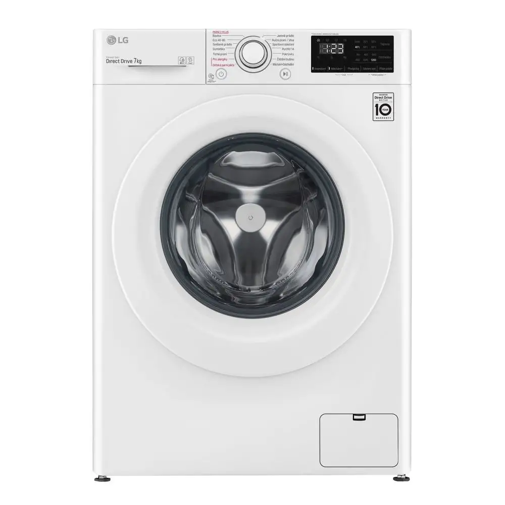 LG slim automatická práčka F72J5HY3WE + záruka 10 rokov na motor + darček Lenor Gold Orchid Color All-in-1, 63 ks