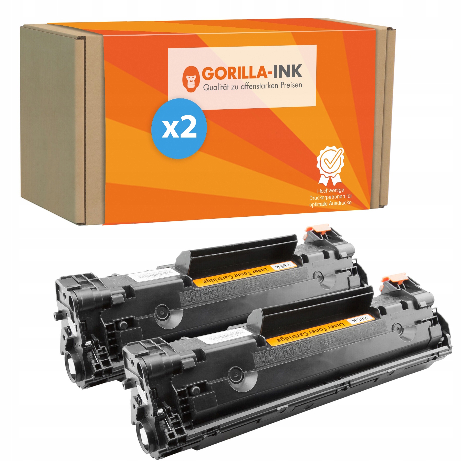 Čierny toner Gorilla-Ink do HP 85A CE285A XL LaserJet P1102 P1102w M1132 MFP (čierna)