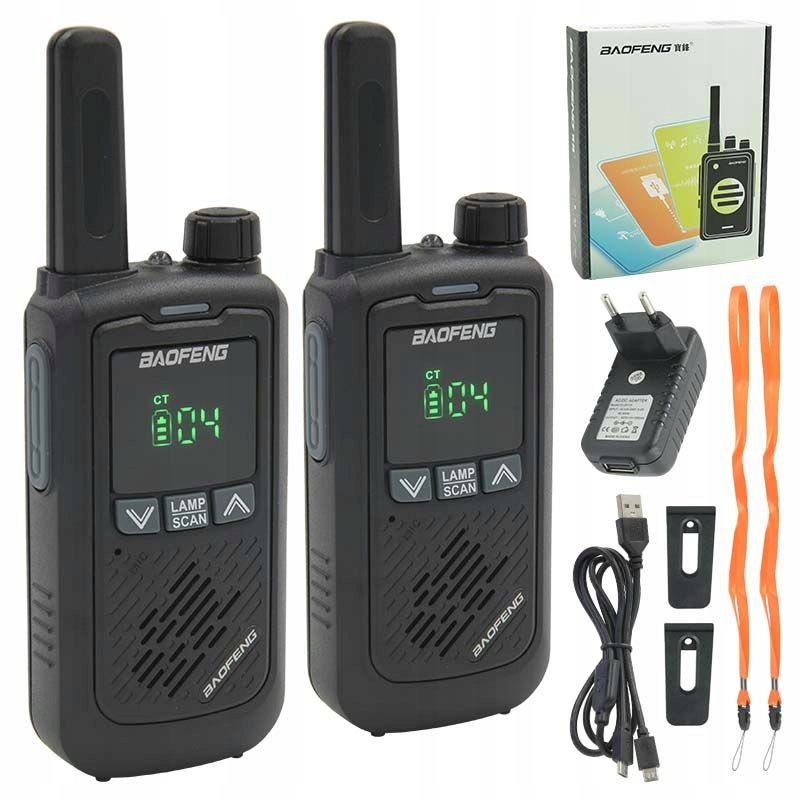 Vysielačka Baofeng BF-T17 EU 1800mAh + slúchadlá