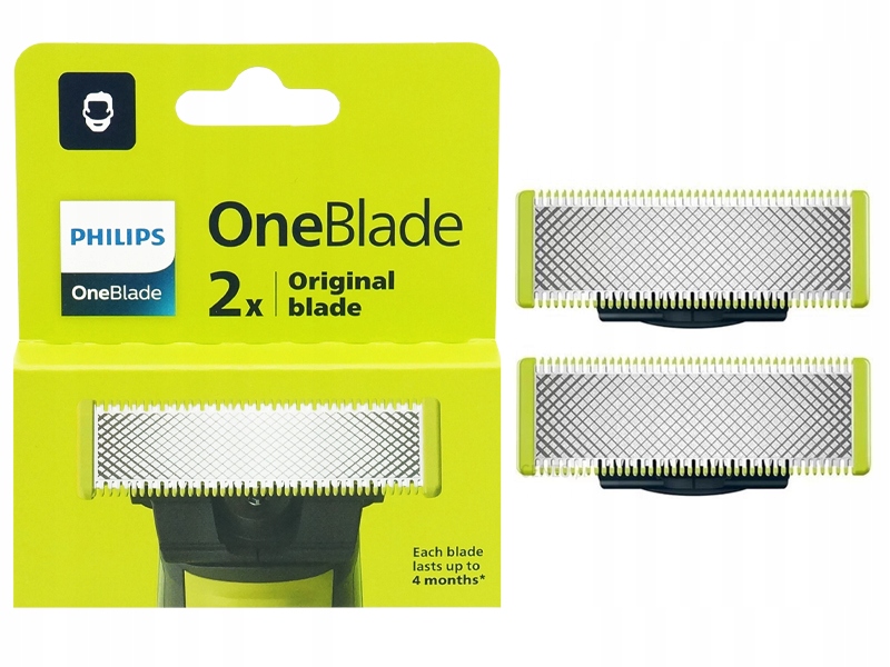 2 x holiaci strojček s čepeľou noža Philips OneBlade QP2520