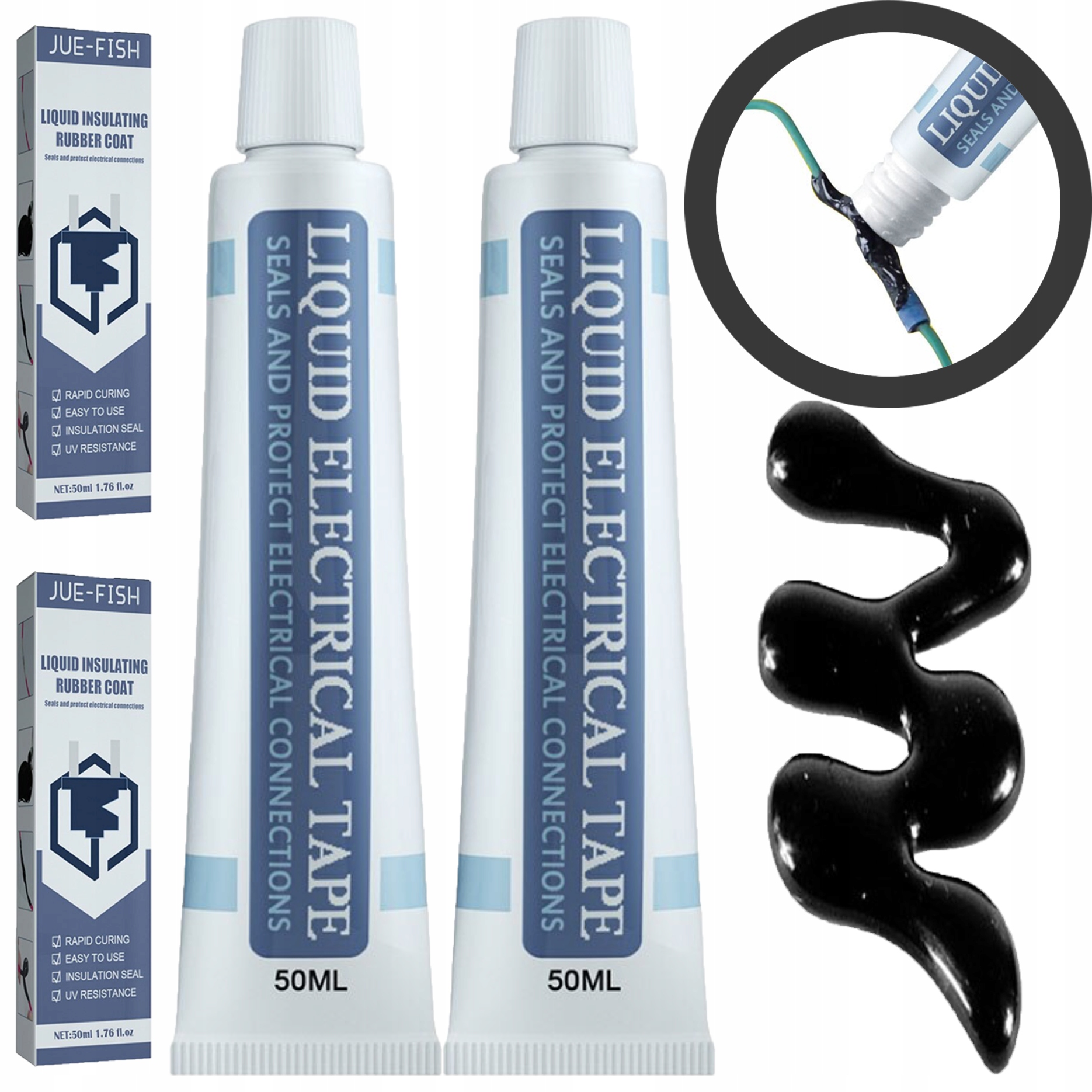 TEKUTÉ IZOLAČNÉ PÁSKY - 50ml Čierna IZOLÁCIA