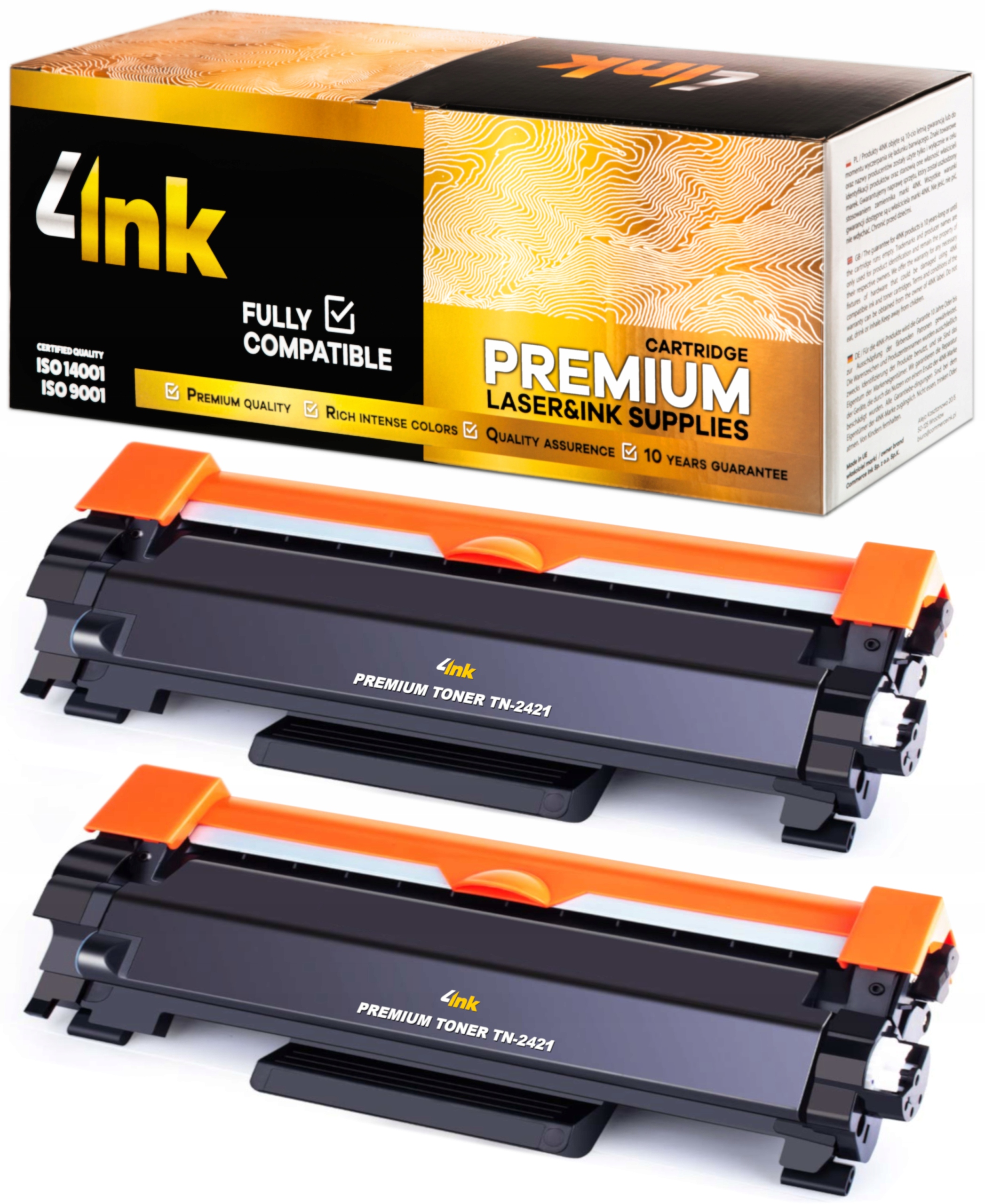 Toner 4INK do Brother TN-2421 / TN2421 / DCP / MFC / HL czarny (čierny)