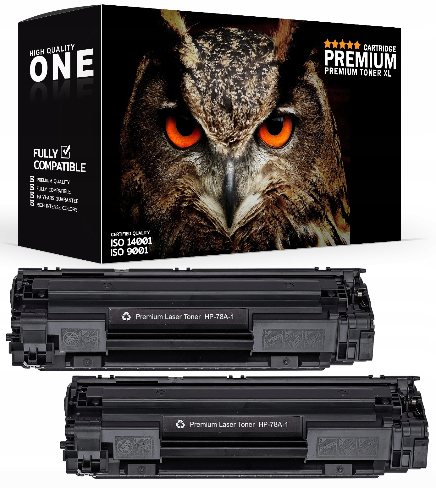 Komerčný atramentový toner pre tlačiarne HP HP LaserJet PRO CE278A 78A čierna (čierna)