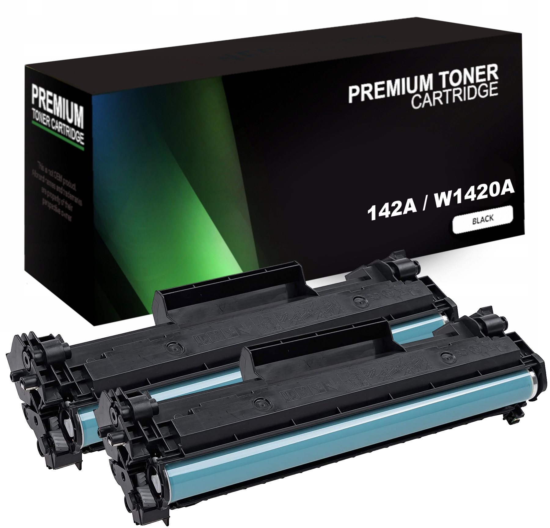 Toner HP-W1420A / 142A -Q2 do HP HP-106AXC27 czarny (čierny), zestaw