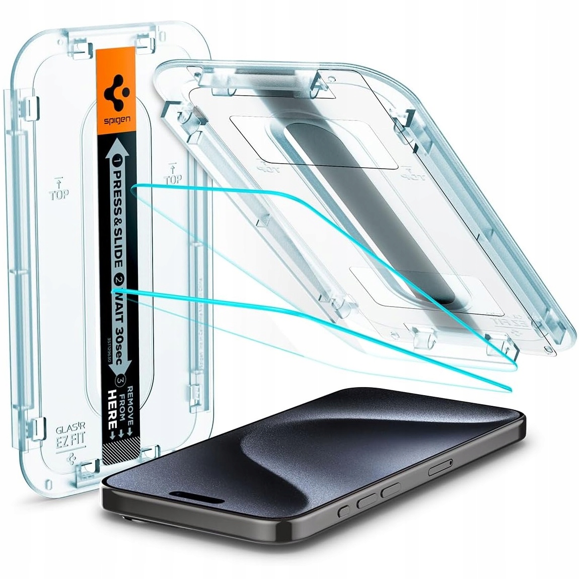 Tvrdené sklo Spigen pre Apple iPhone 15 Pro Max 2 ks.