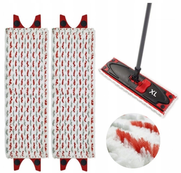 2x VILEDA VLOŽKA PLOCHÉHO MOPU ULTRAMAX ULTRAMAT XL 42cm MIKROVLÁKNO