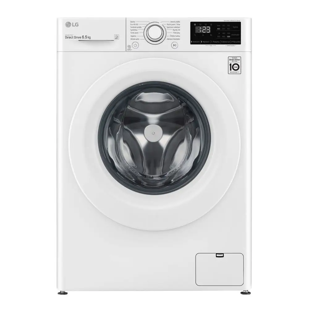LG slim automatická práčka F26V2WN3W + záruka 10 rokov na motor + darček Lenor Gold Orchid Color All-in-1, 63 ks
