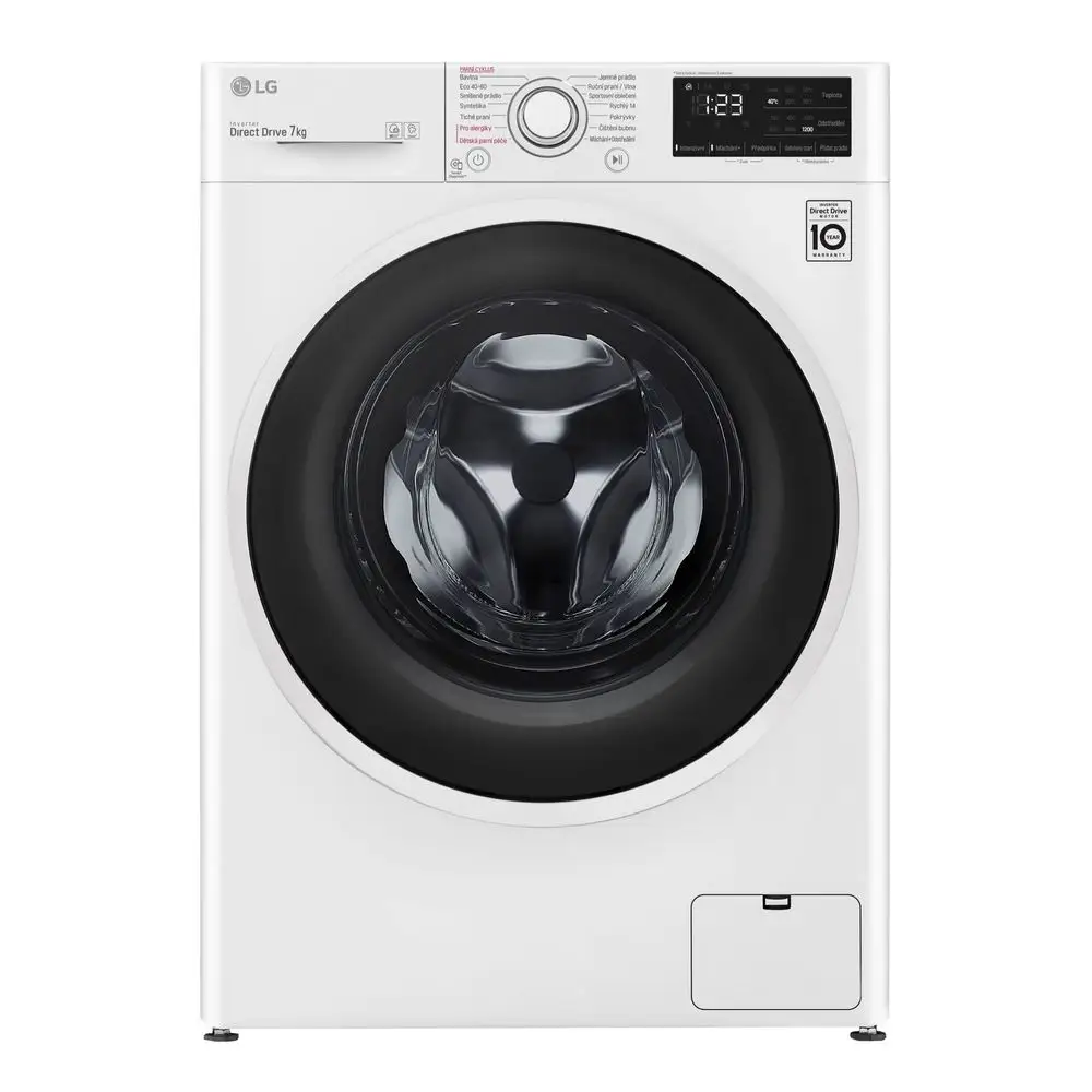 LG automatická slim práčka F2S7V3HYTW + záruka 10 rokov na motor + darček Lenor Gold Orchid Color All-in-1, 63 ks