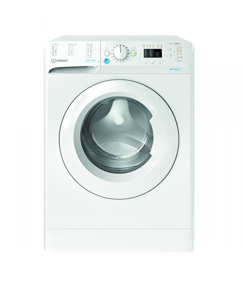 Indesit práčka BWSA 61051 W EU N + 5 rokov záruka na motor