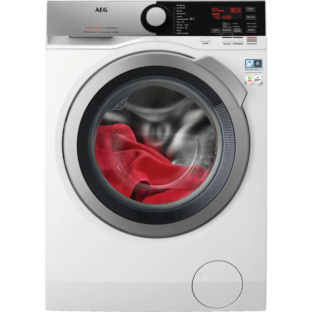AEG práčka ProSteam L7FBE61SC + doživotná záruka na motor + 2x darček Lenor Gold Orchid Color All-in-1, 63 ks