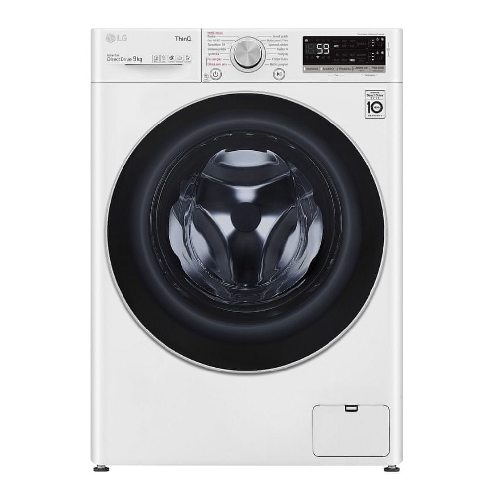 LG automatická práčka F49V6VB1W + záruka 10 rokov na motor + 2x darček Lenor Gold Orchid Color All-in-1, 63 ks