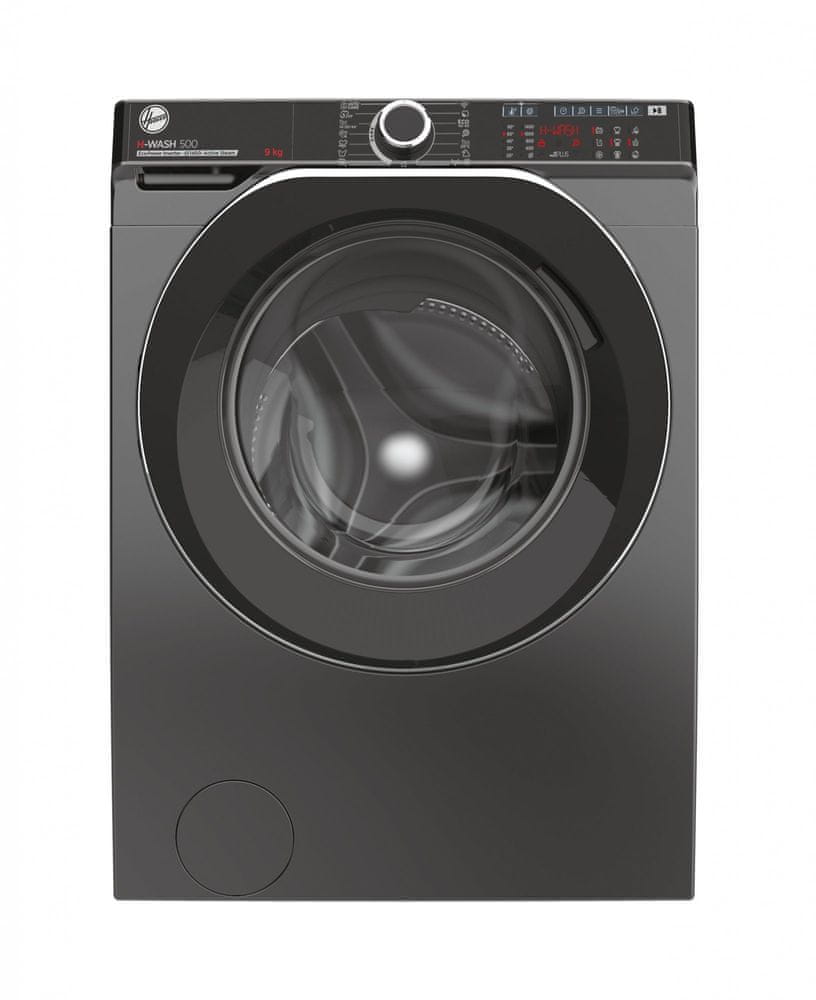 Hoover spredu plnená práčka HWP 49AMBCR/1-S + záruka 5 rokov + záruka 11 rokov na motor + 2x darček Lenor Gold Orchid Color All-in-1, 63 ks