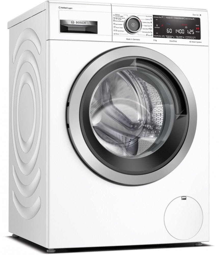 Bosch spredu plnená práčka WAV28L91BY + záruka 10 rokov na motor + 2x darček Lenor Gold Orchid Color All-in-1, 63 ks
