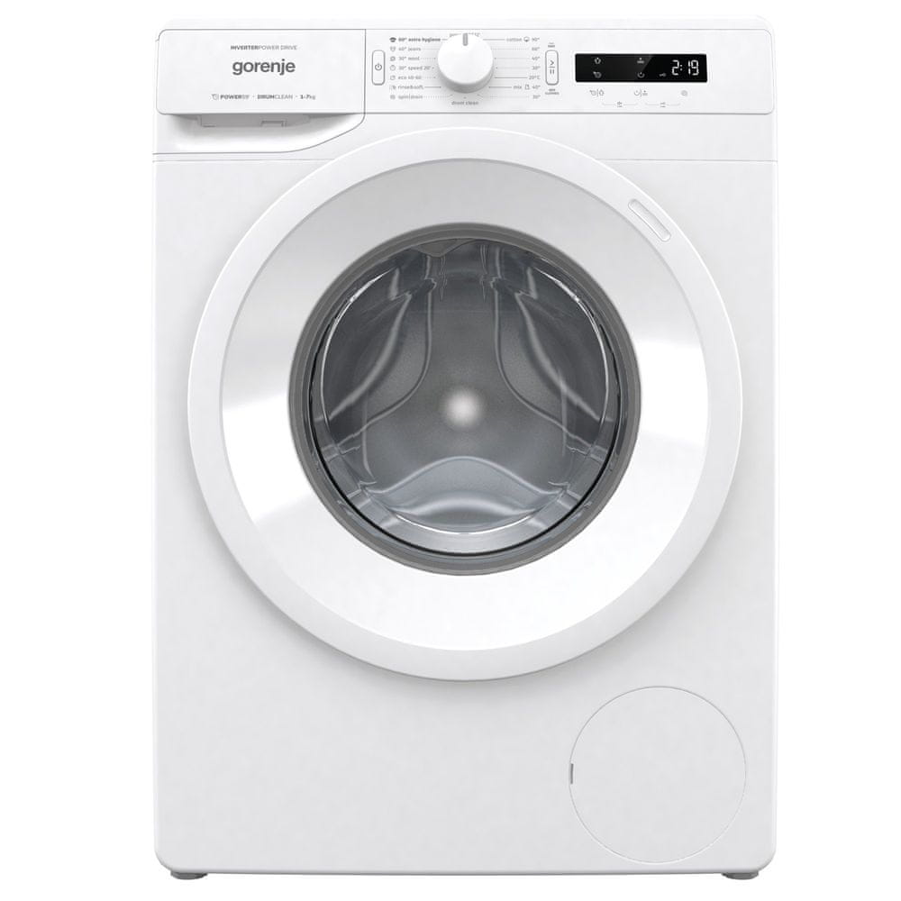 Gorenje spredu plnená práčka WNPI72B PowerDrive + záruka 15 rokov na motor