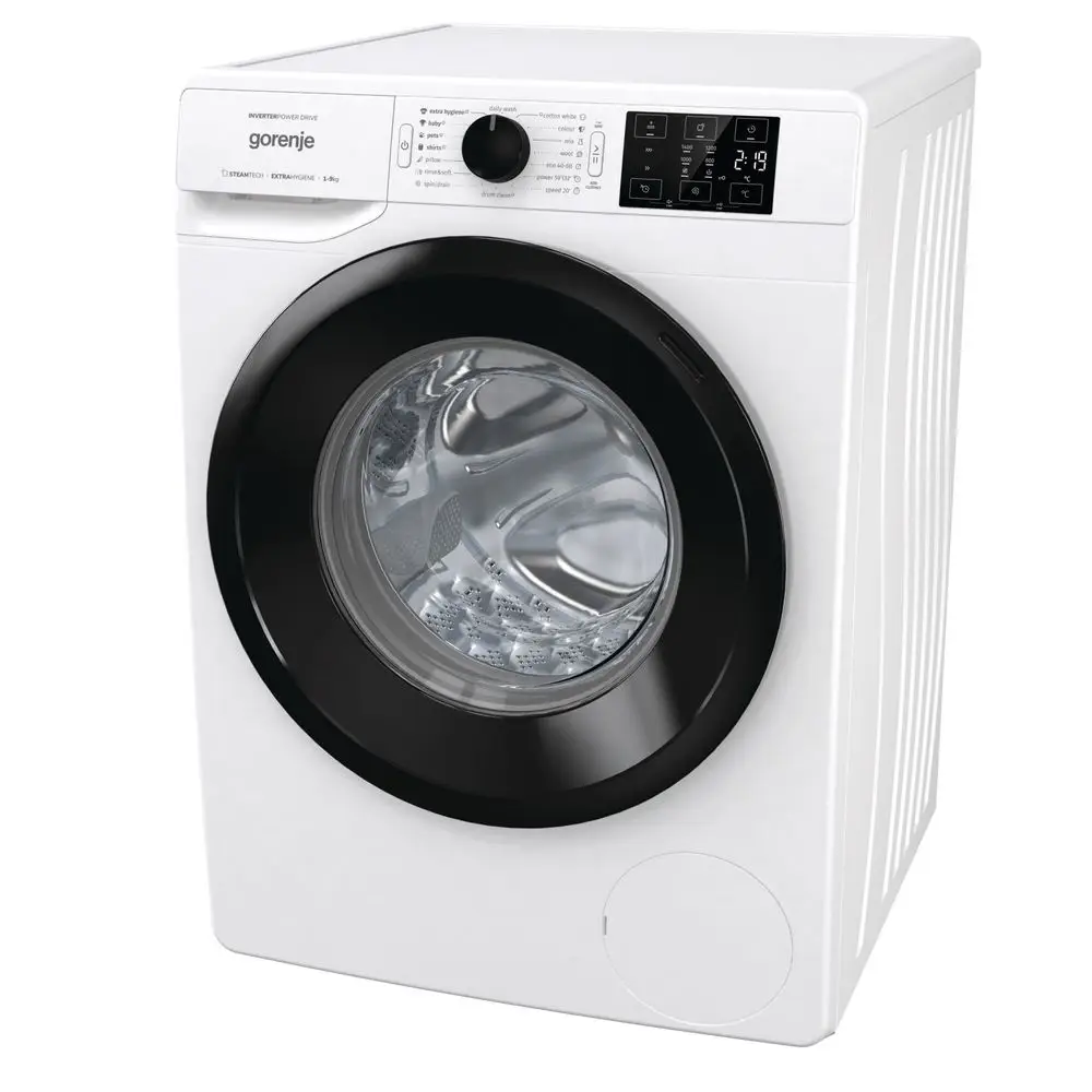 Gorenje spredu plnená práčka WNEI94BS SteamTech + záruka 15 rokov na motor