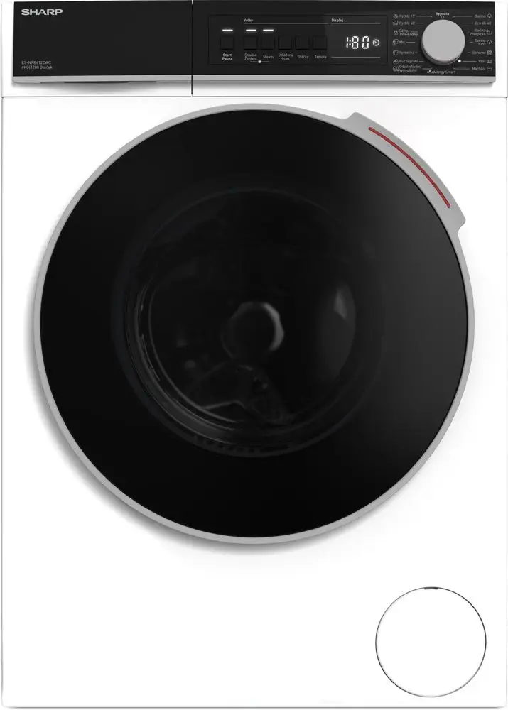 Sharp Spredu plnená práčka ES NFB612CWC