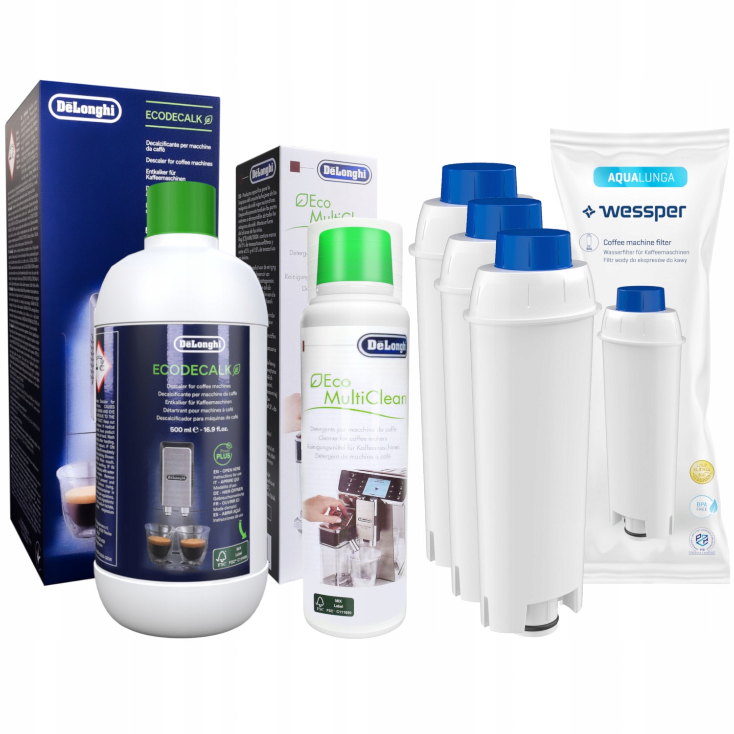 DELONGHI SER3013 Čistiace činidlo mliečneho systému + 4 ďalšie výrobky