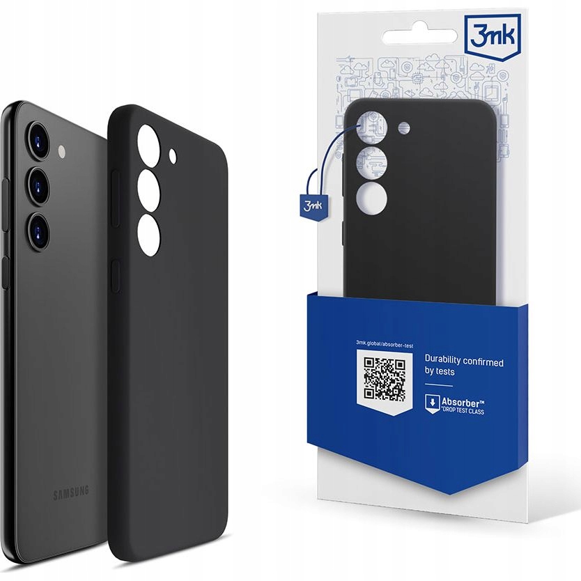 3mk zadná strana pre Samsung Galaxy S23 5G silikónová čierna