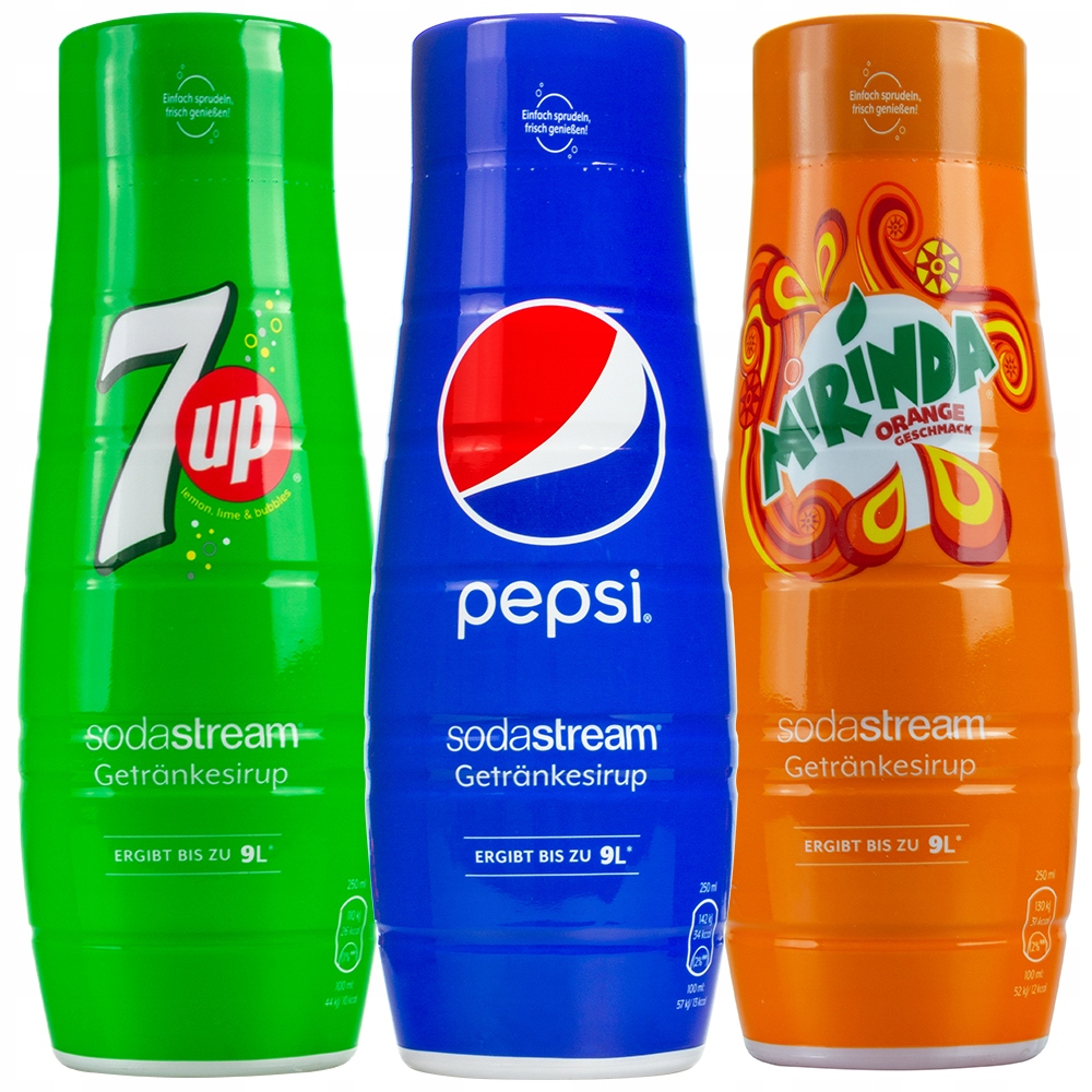 Sirupy SodaStream 3 kusy