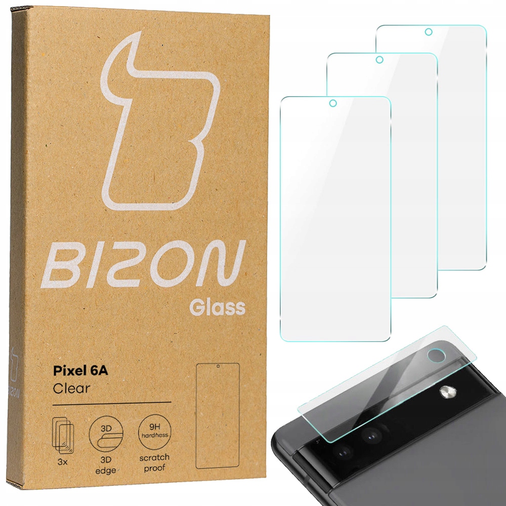Bizón sklo temperované sklo pre Google Pixel 6a