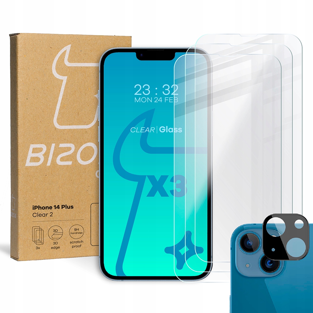 Bison Tempered Glass pre Apple iPhone 14 Plus