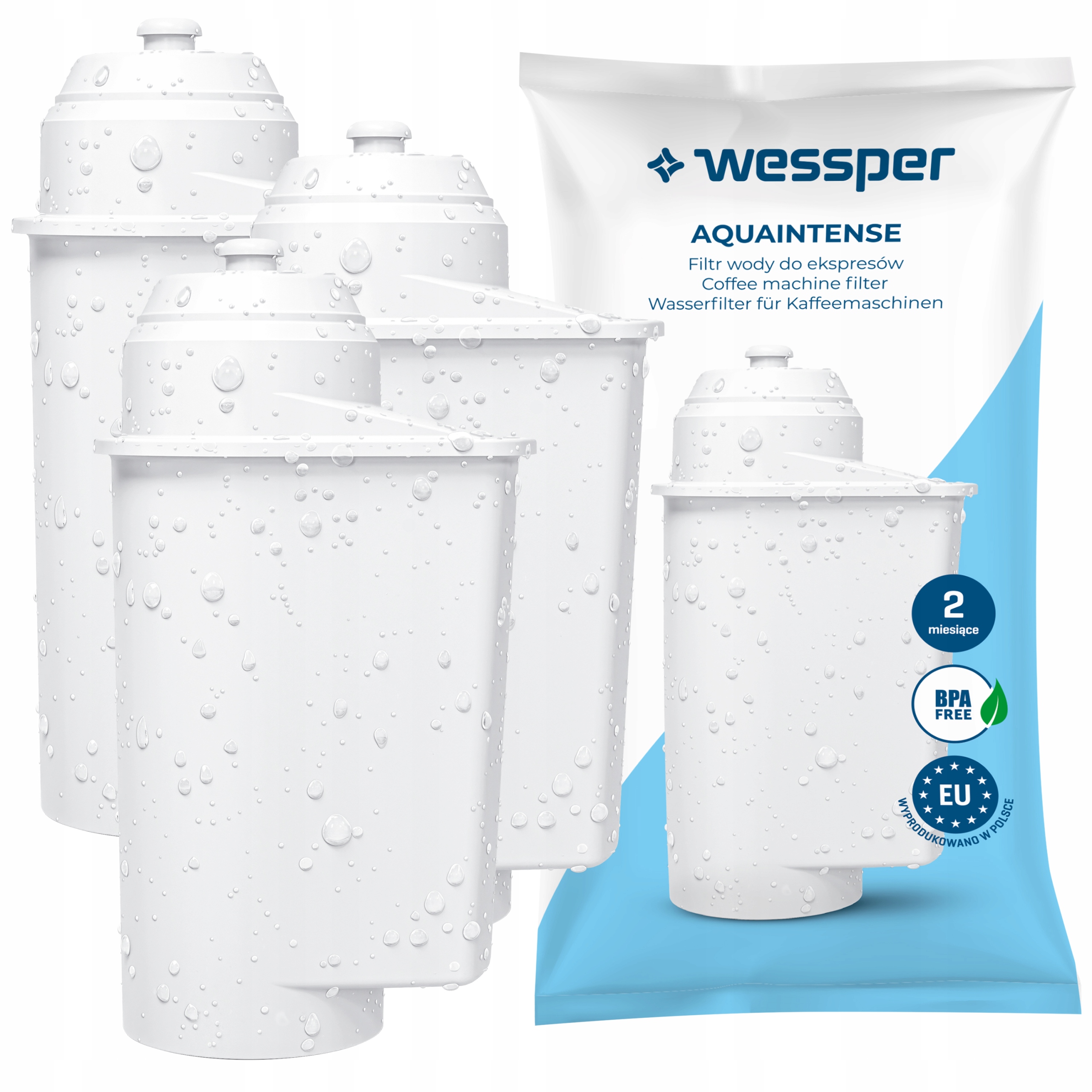 Vodný filter Wessper AquaIntense pre kávovary Siemens - 3 kusy