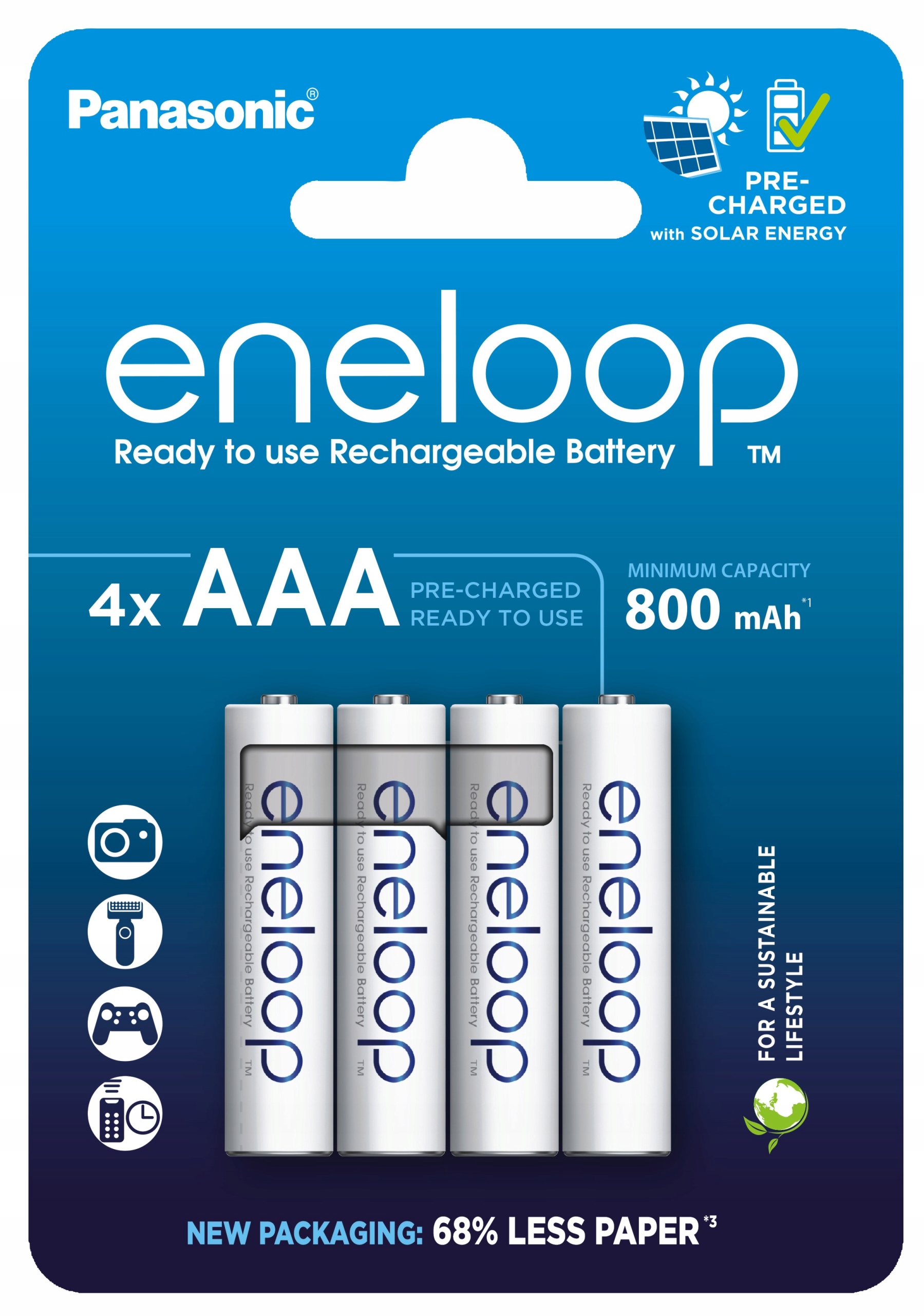Panasonic Eneloop akumulátor AAA 800 mAh