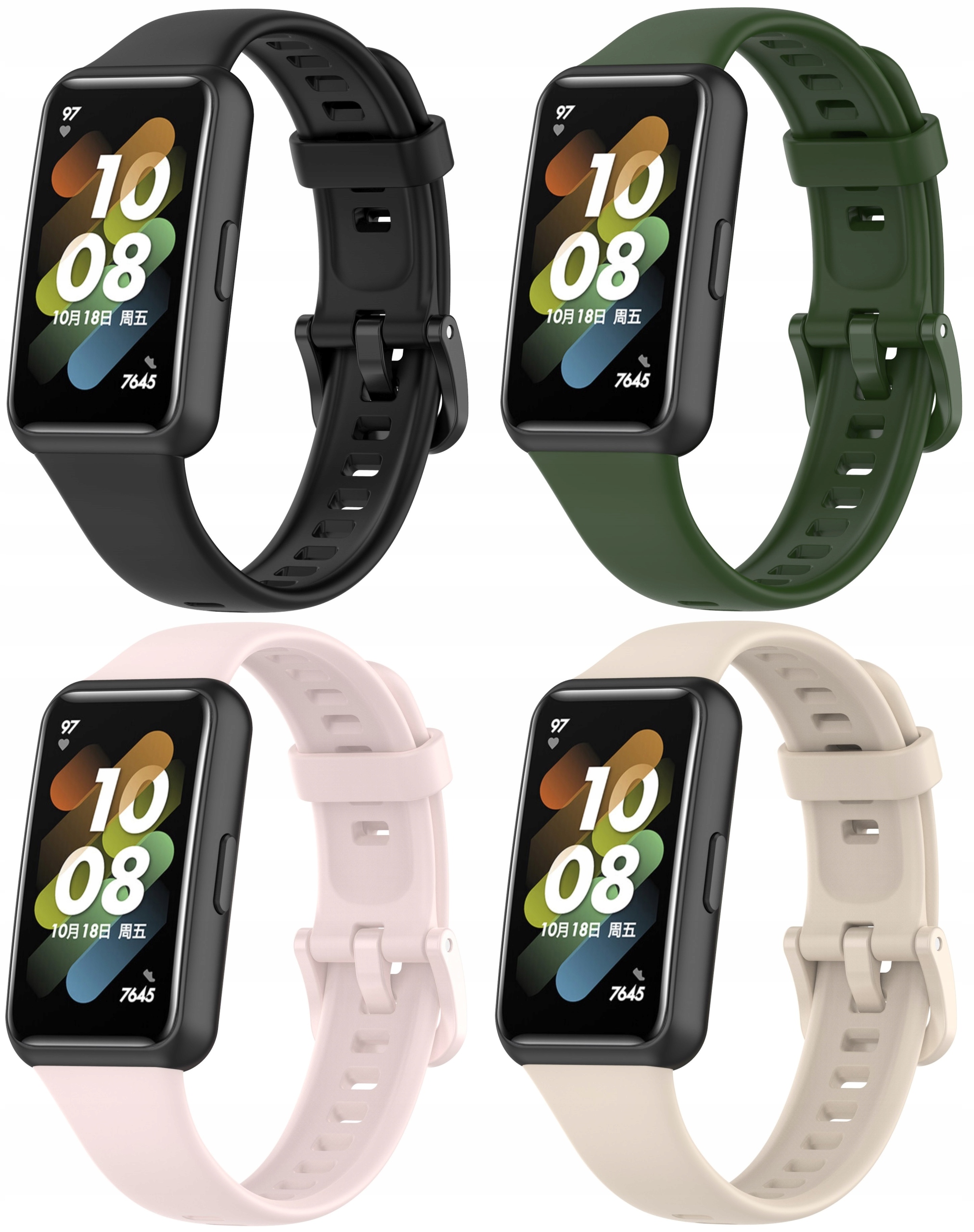 Hodinový remienok pre Huawei 19mm čierny
