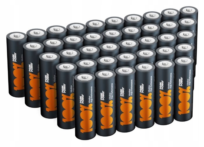 Alkalická batéria 100%PeakPower AA (R6) 40 ks.