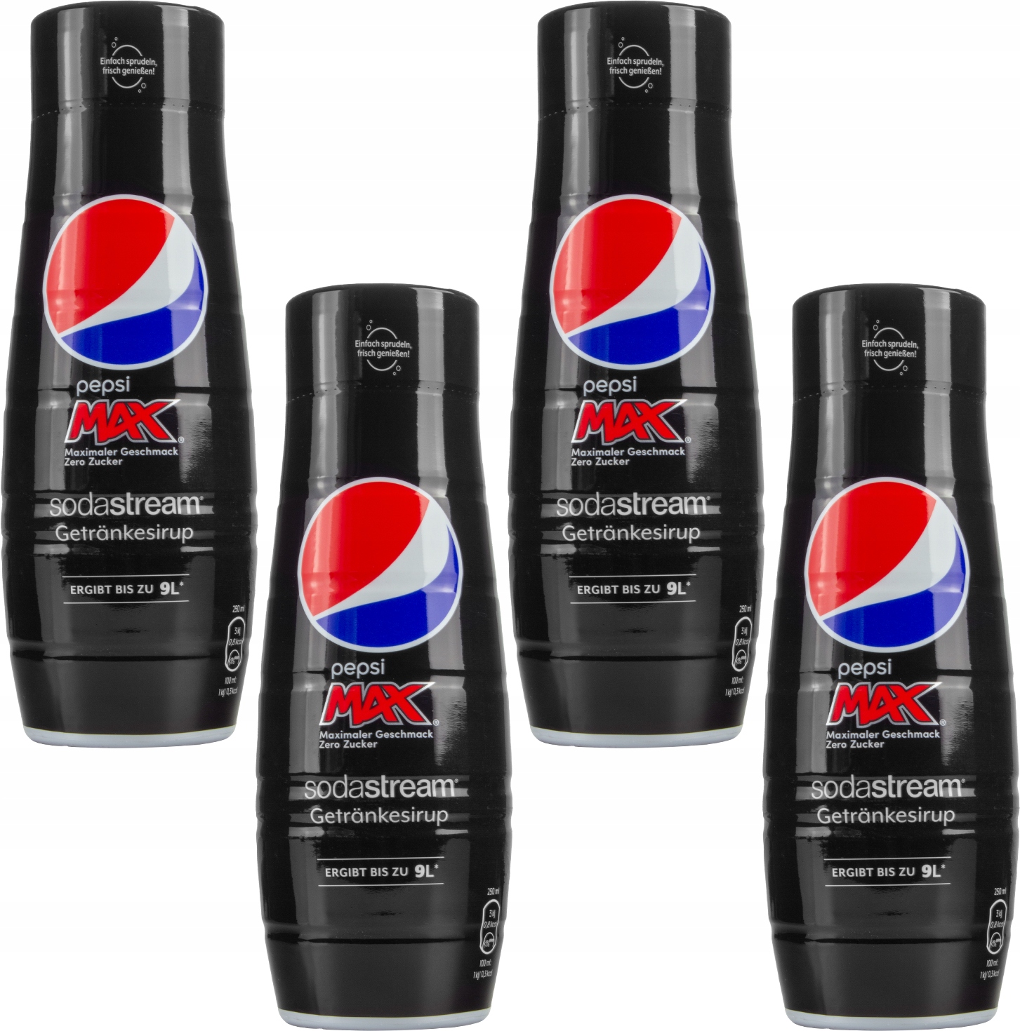 4X SIROP DO SODASTREAM PEPSI MAX BEZ CUKRU 440 ml