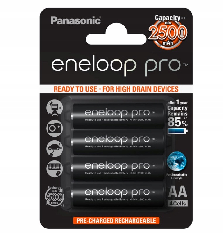 Batéria Panasonic AA (R6) 2500 mAh 4 szt.