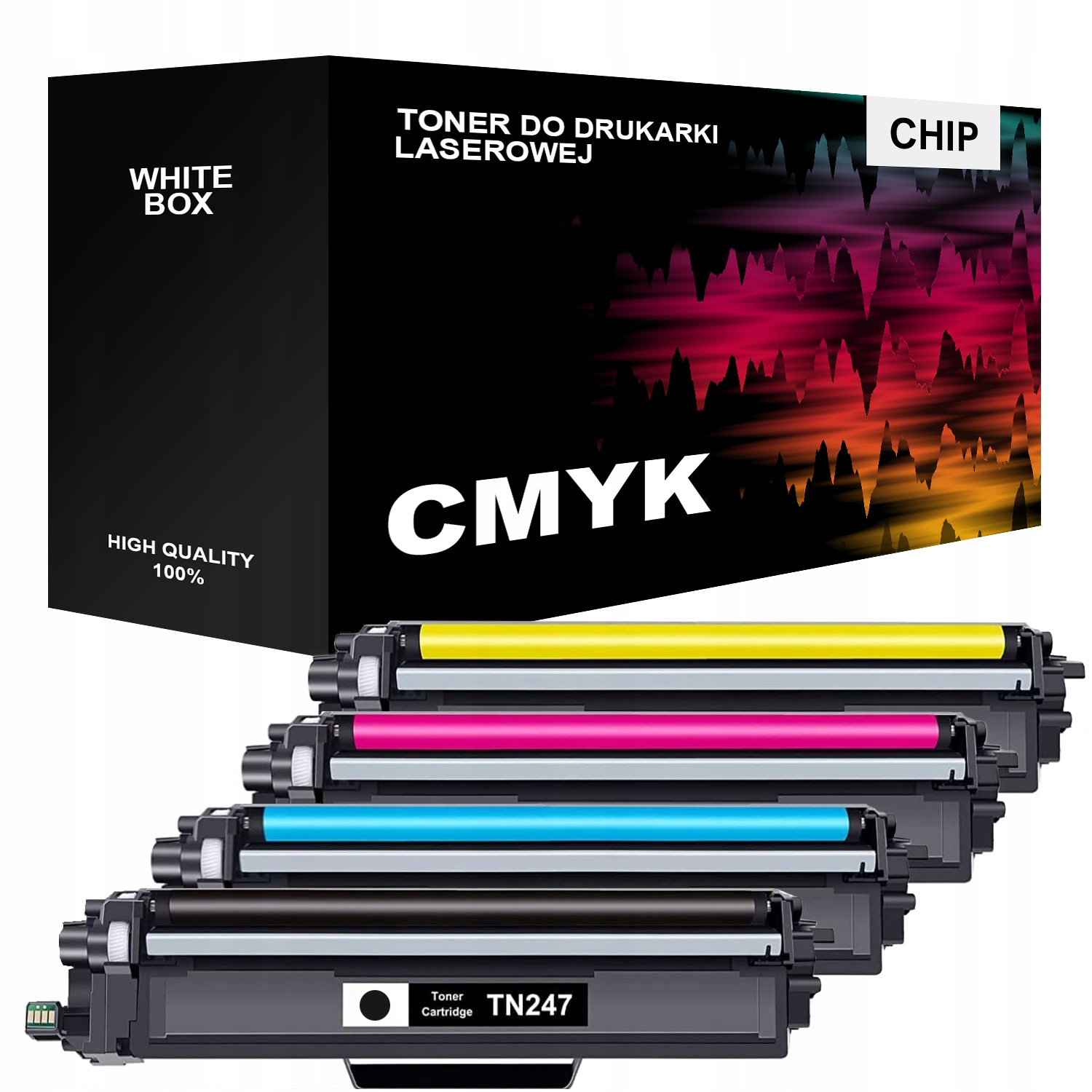 Sada 4ks tonerov White Box pre Brother TN243/TN247 CMYK