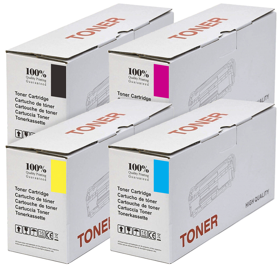 White Box Toner pre HP W2070A / 117A / CHIP / PANDRUK čierna (čierna), červená (purpurová), modrá (azúrová), žltá (žltá)