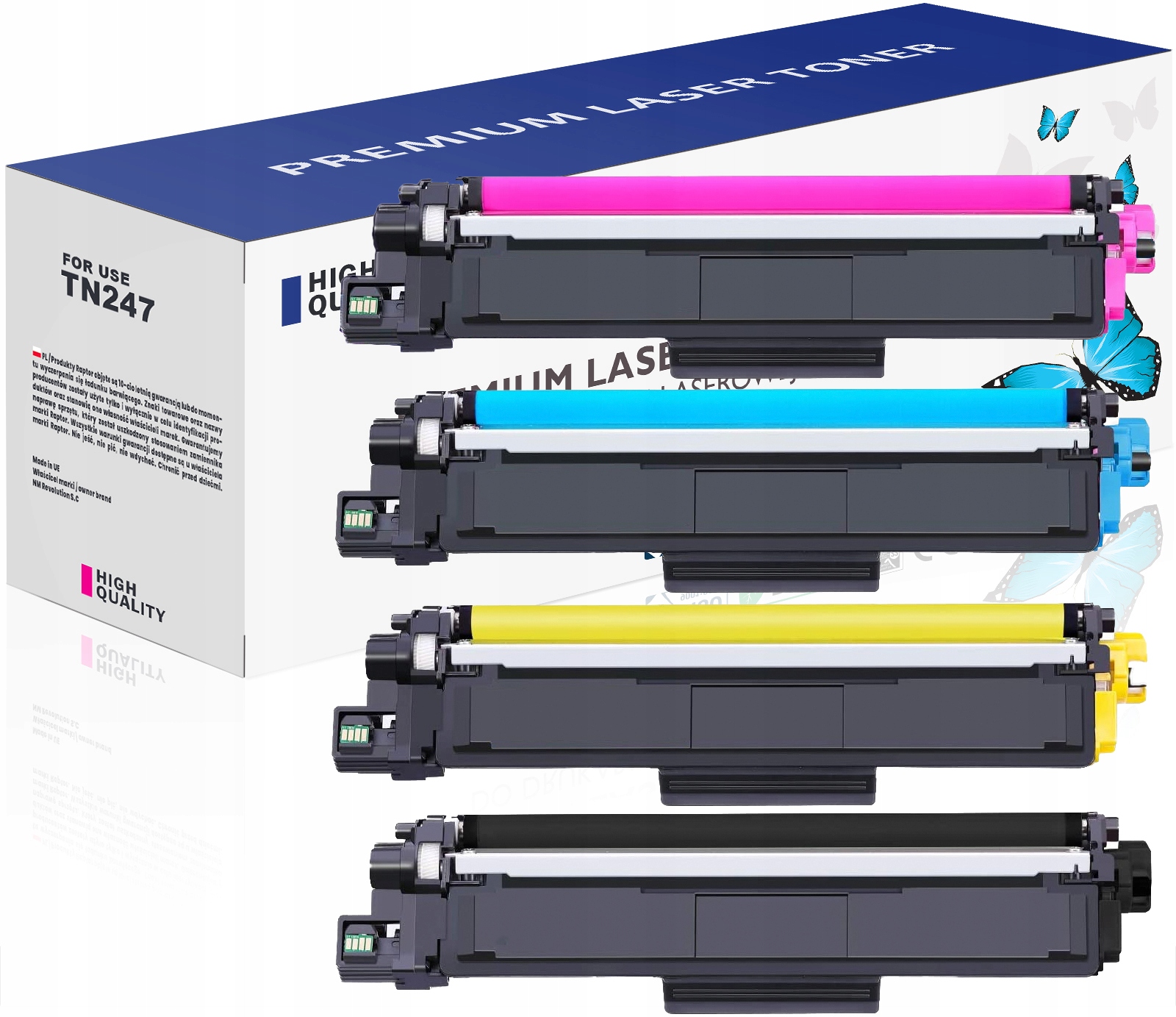 Sada 4ks tonerov White Box pre Brother TN243/TN247 CMYK