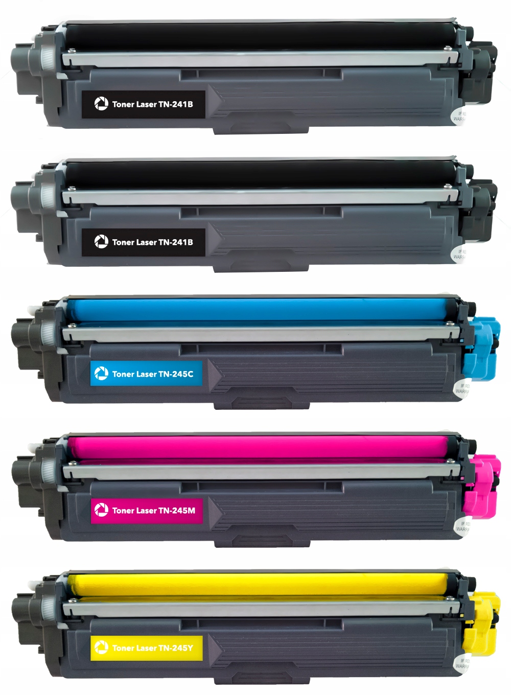 Komerčný atramentový toner pre Brother BR-241B/3x245 čierny (čierny), červený (purpurový), modrý (azúrový), set, žltý (žltý)